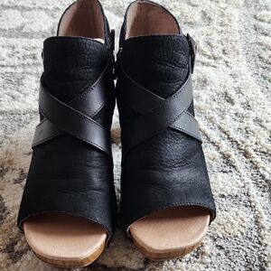 Dansko Black Heeled Boots